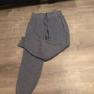 Gray/blue joggers